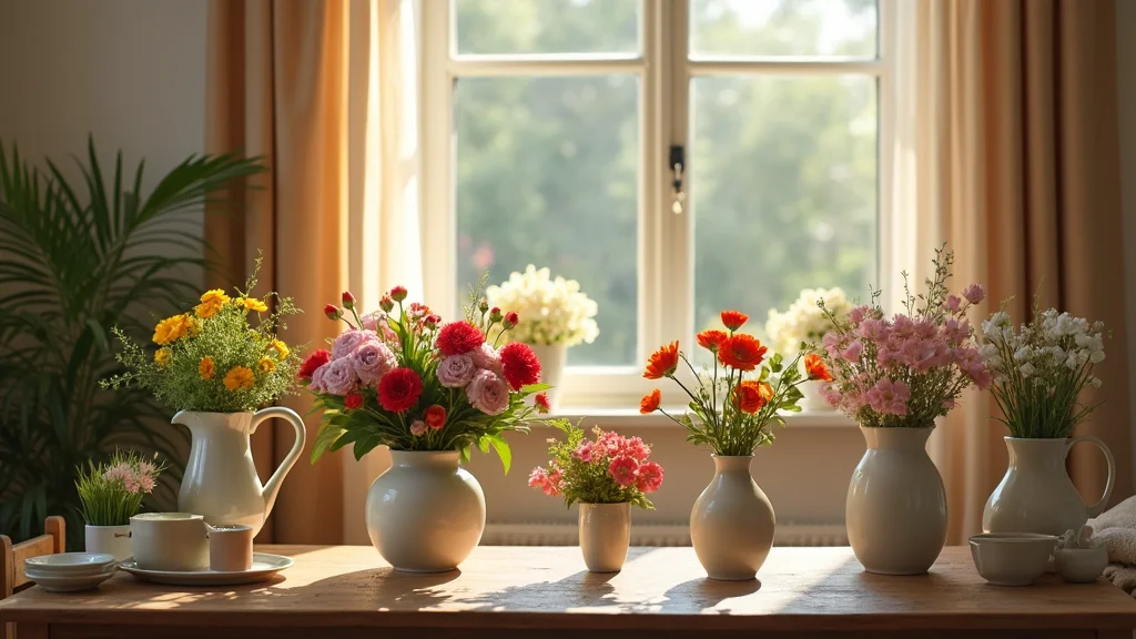 5 Quick Home Flower Decor Tips for Instant Freshness and Style!